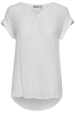 Blouse with short sleeve