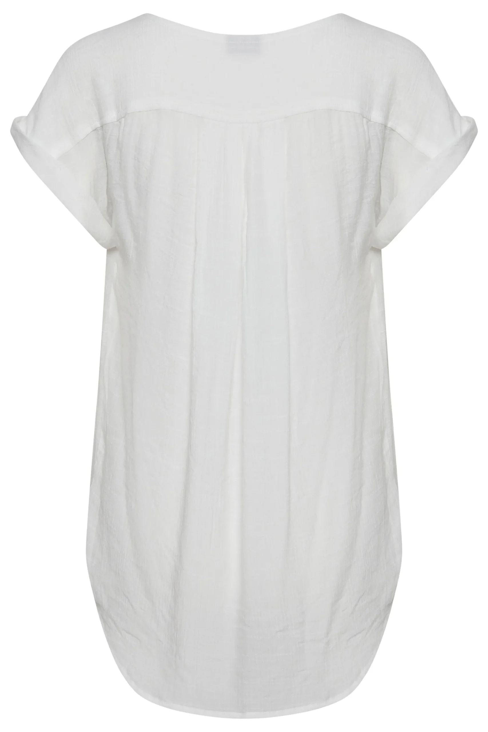 Blouse with short sleeve