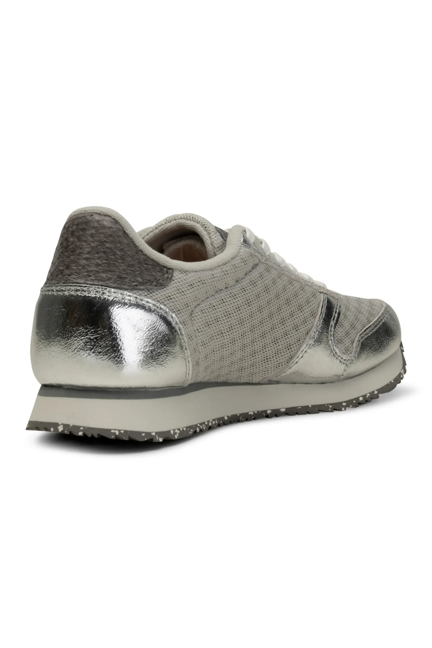 YdunMetallicZipper Shoe